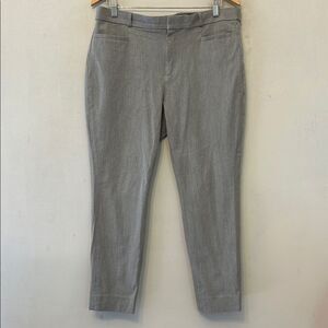 Banana Republic Sloan curvy fit light gray pants Size 14 EUC